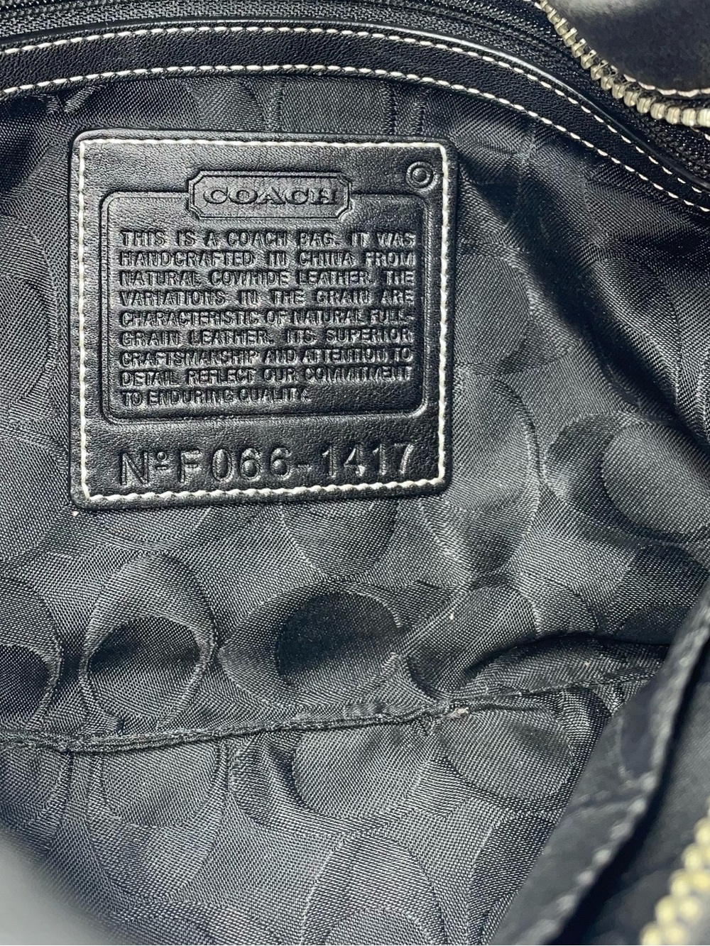$25 LOW START Vintage Coach 1417 Black Leather EW Legacy Shoulder Bag w/ Tassel - Picture 3 of 12
